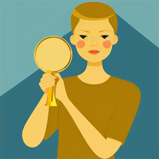 the emotion proud one person gold holding trophy cartoon style gold skin