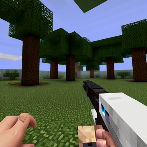 minecraft first person gameplay