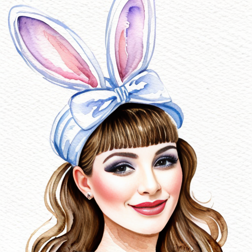 Easter bunny top hat headband, purple and white gold and silver