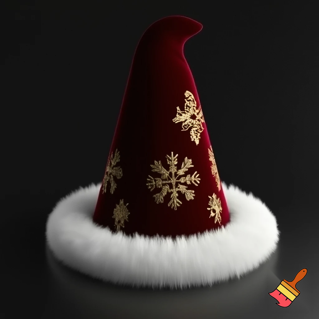 Christmas wizard hat