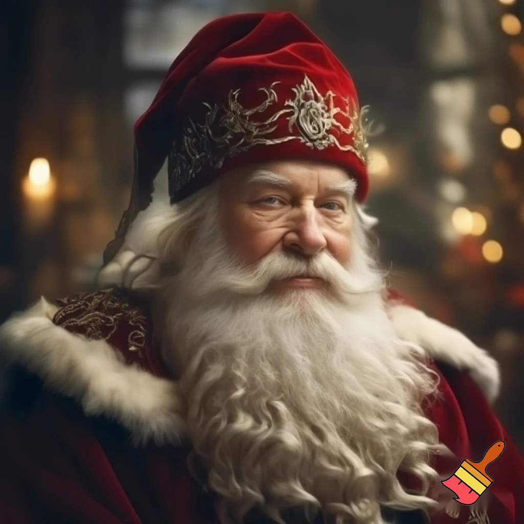 Elf Santa Claus hat velvet