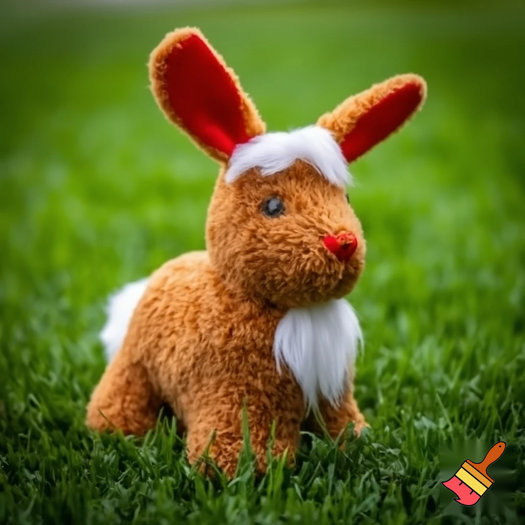 The toy Easter bunny and I see you little goat Dwayne your nasty little goat we never come back just go and never come back if you’re ugly go never come back