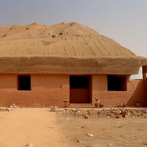 A house in the Indus valley add more vegitation
