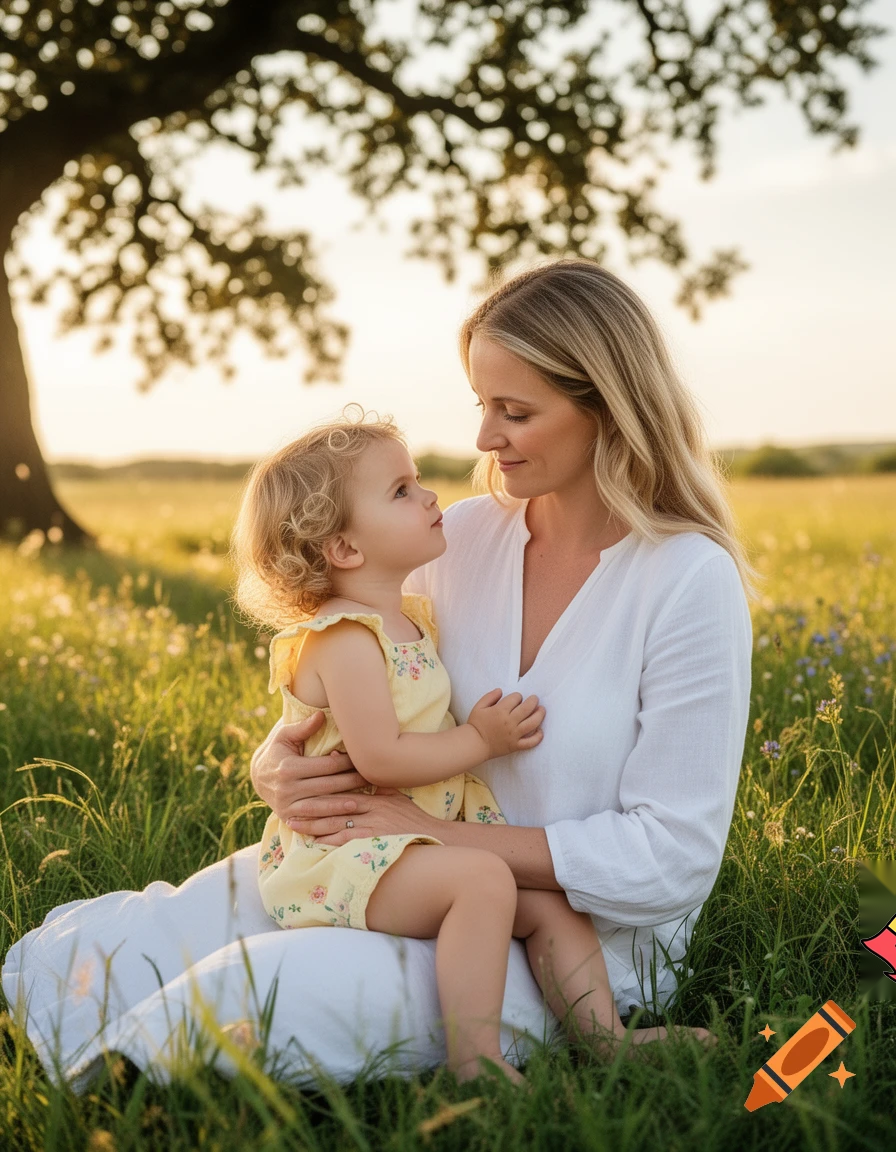 a family of two one mother who is 27 years old with dirty blonde hair and a daughter who is 2 with dirty blonde hair