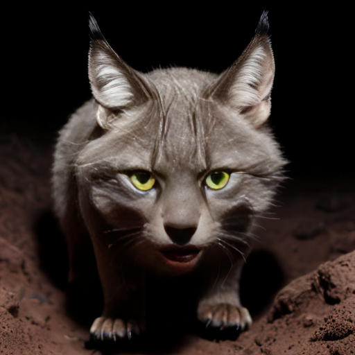 The Ashen Scurrier is a small, nimble creature covered in gray, dusty fur, with sharp claws and glowing red eyes that pierce through the darkness. It moves silently and swiftly, hunting for any scraps of food or unsuspecting prey in the desolate landscape of the Ashen Earth.