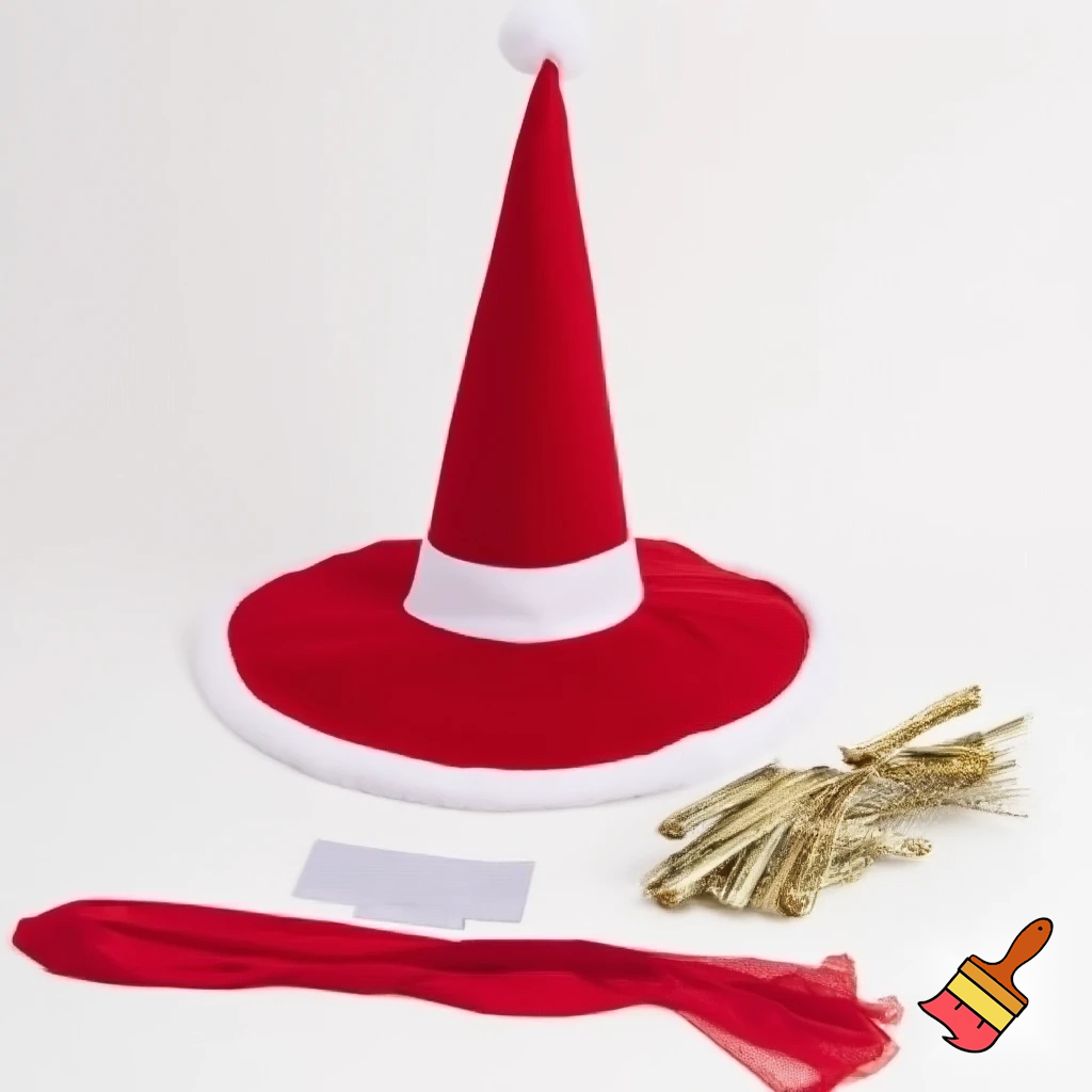 Christmas wizard hat, Santa Claus hat