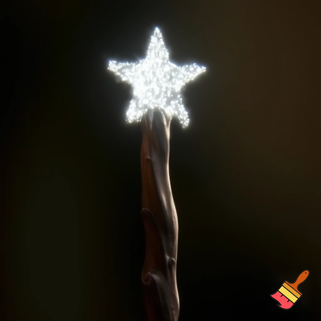 Magic walking stick with a star💫🌟⭐️🌠