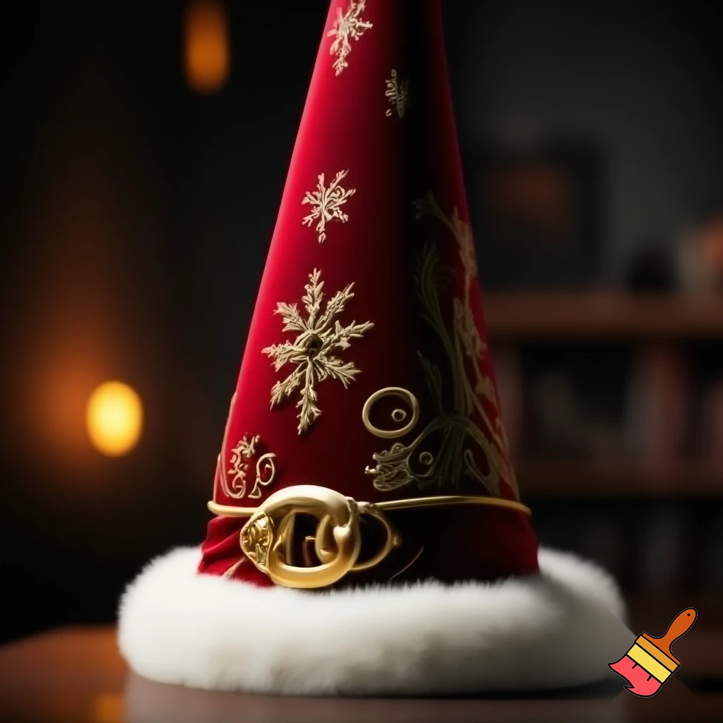 Christmas wizard hat