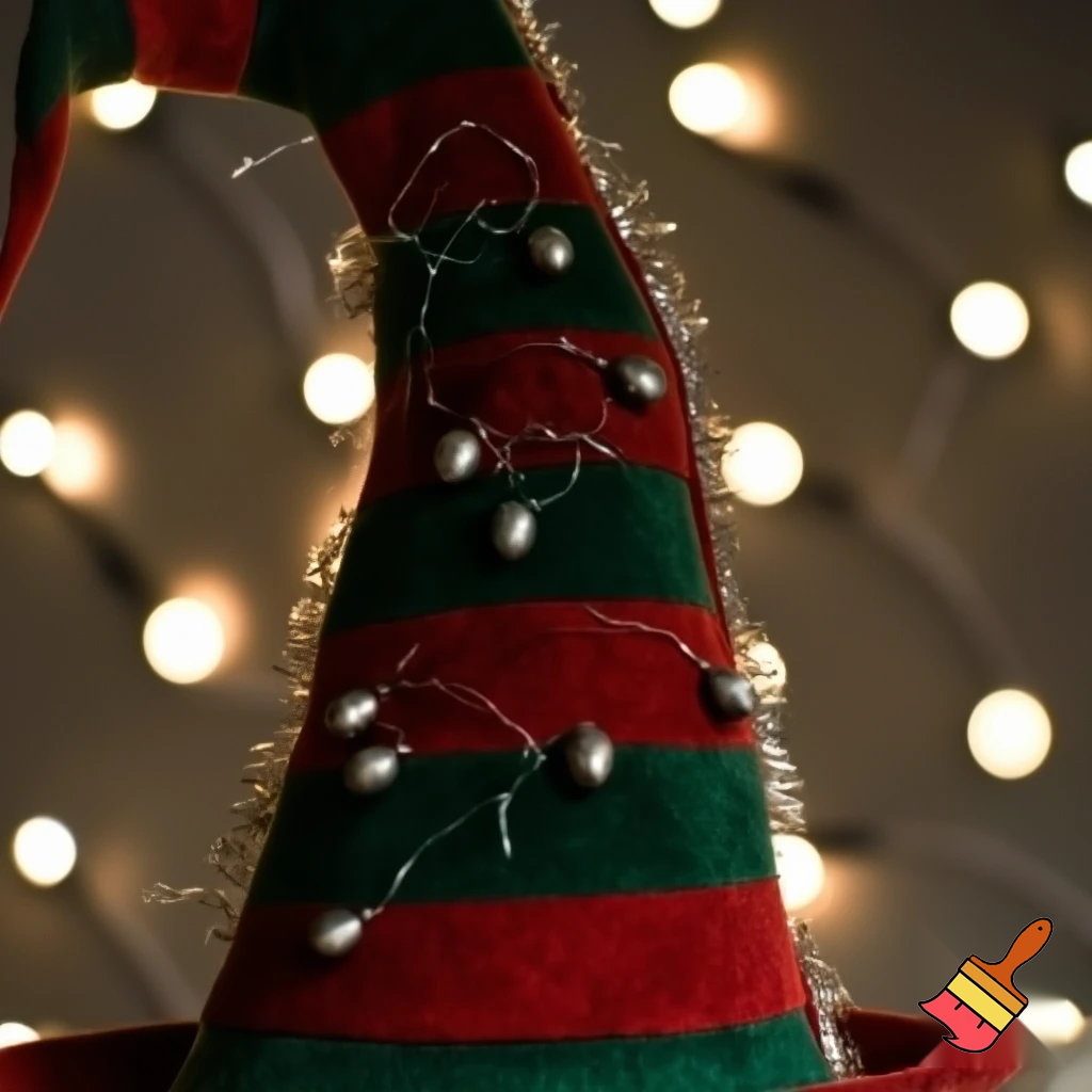 Christmas wizard hat Bendy hat