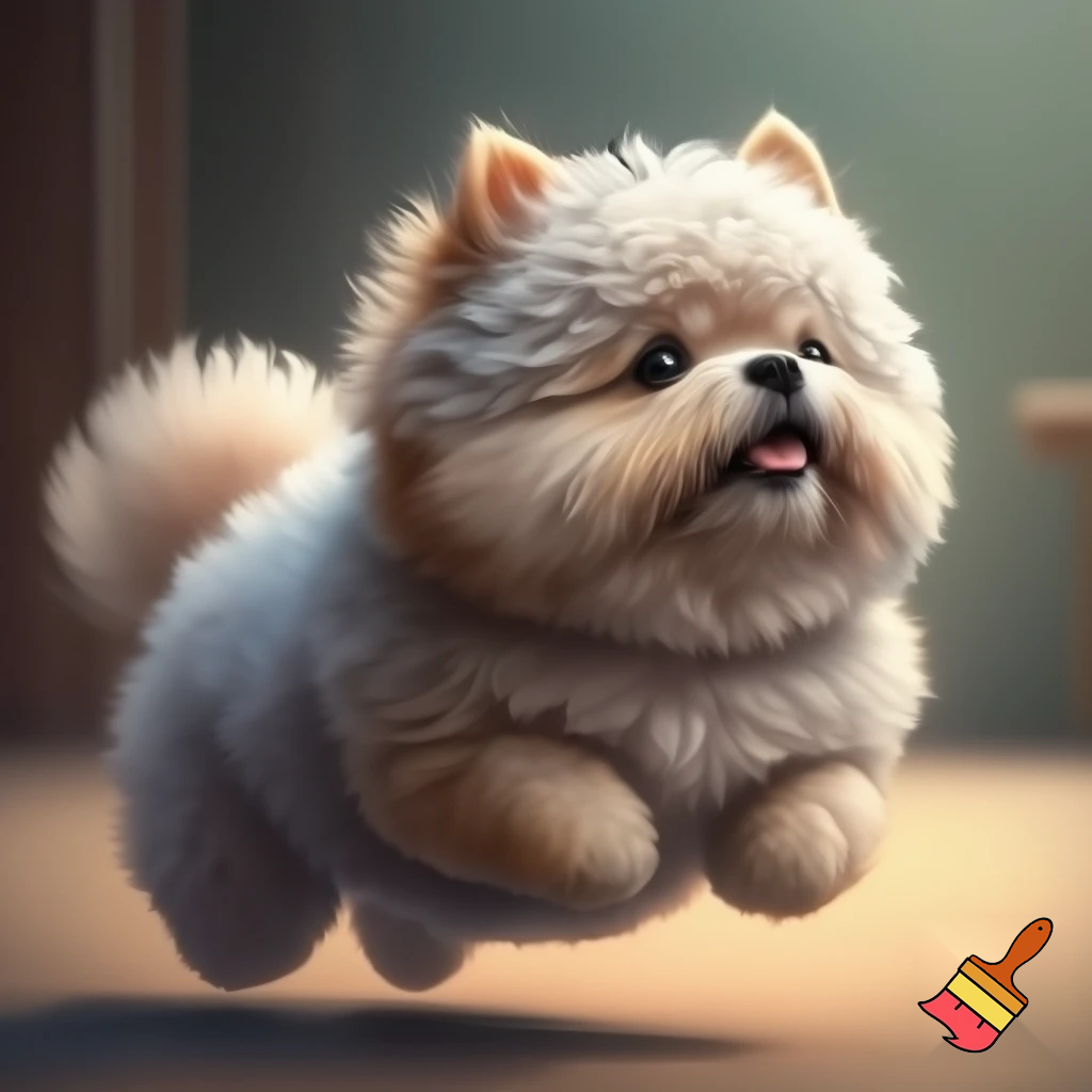  genarate a fluffy dog
