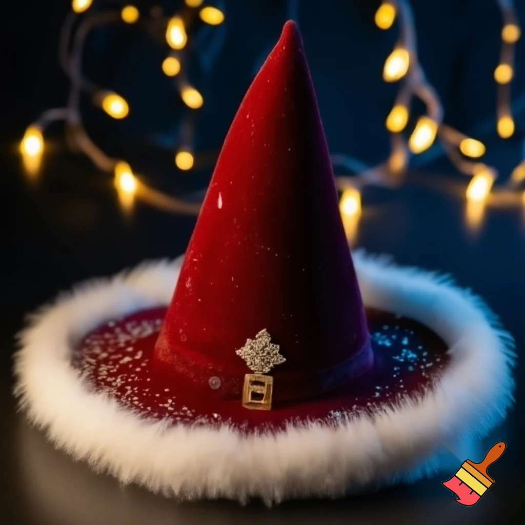 Christmas wizard hat
