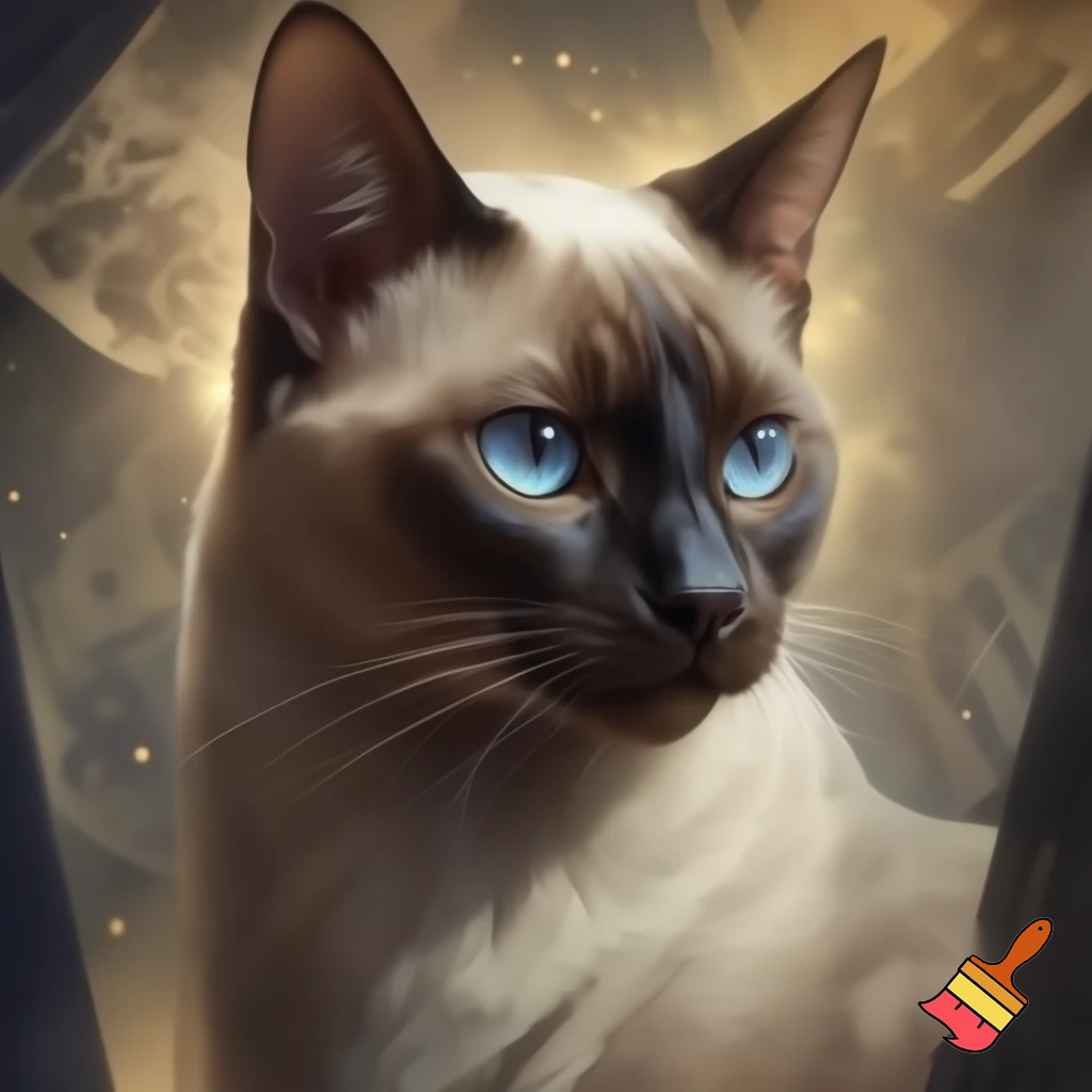 Cat withe tighur ers 