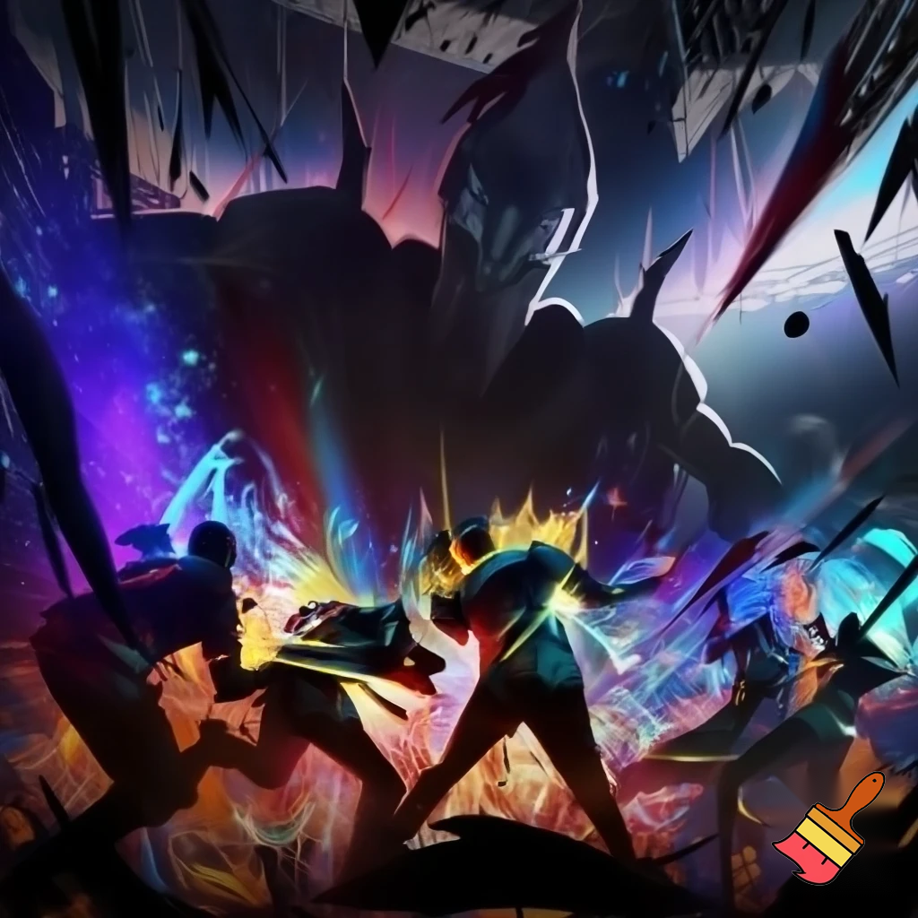 Fnatic team fighting a big Digga D