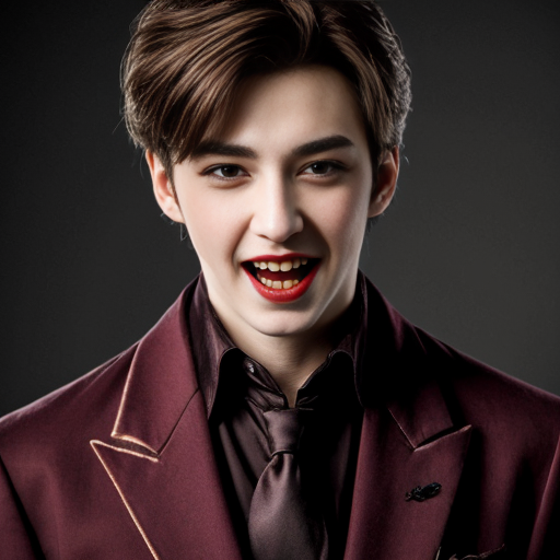 Vampire Prince with Brown Hair 