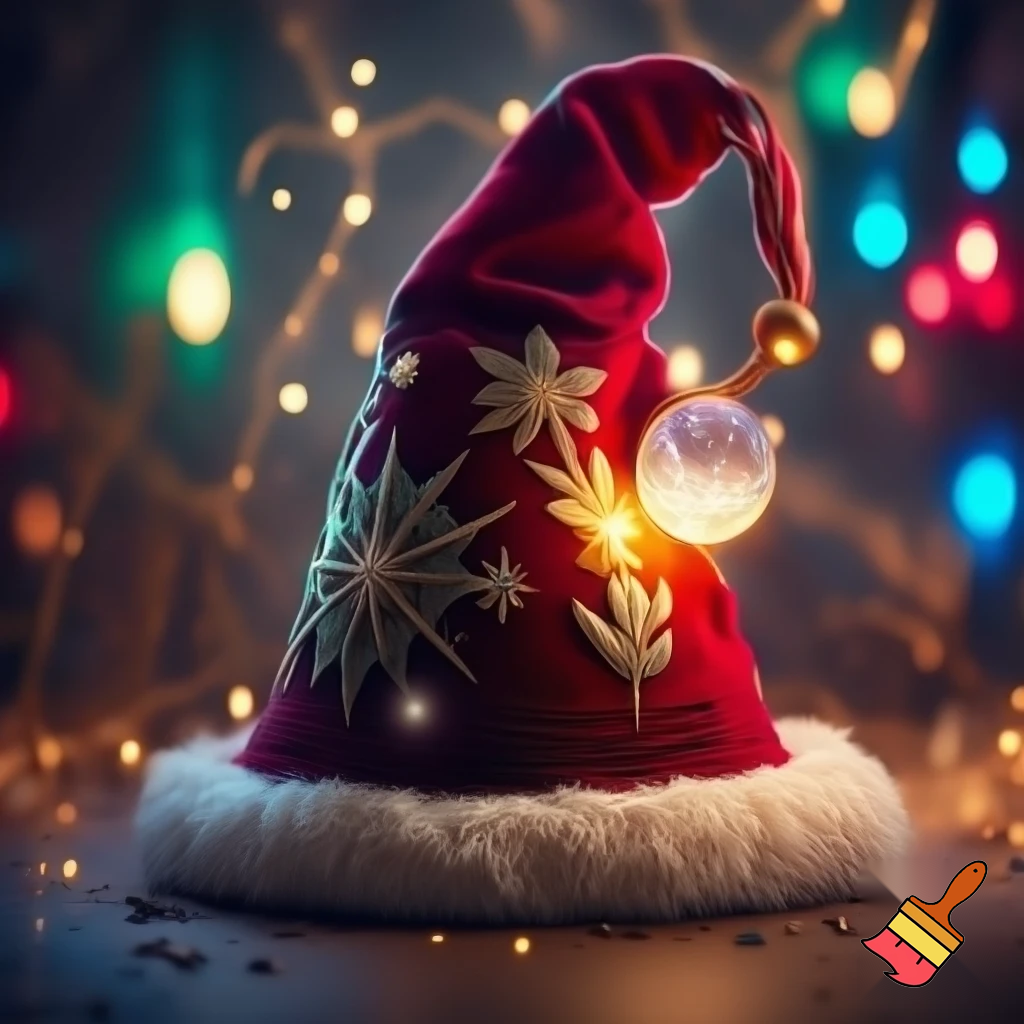 Our Christmas wizard hat