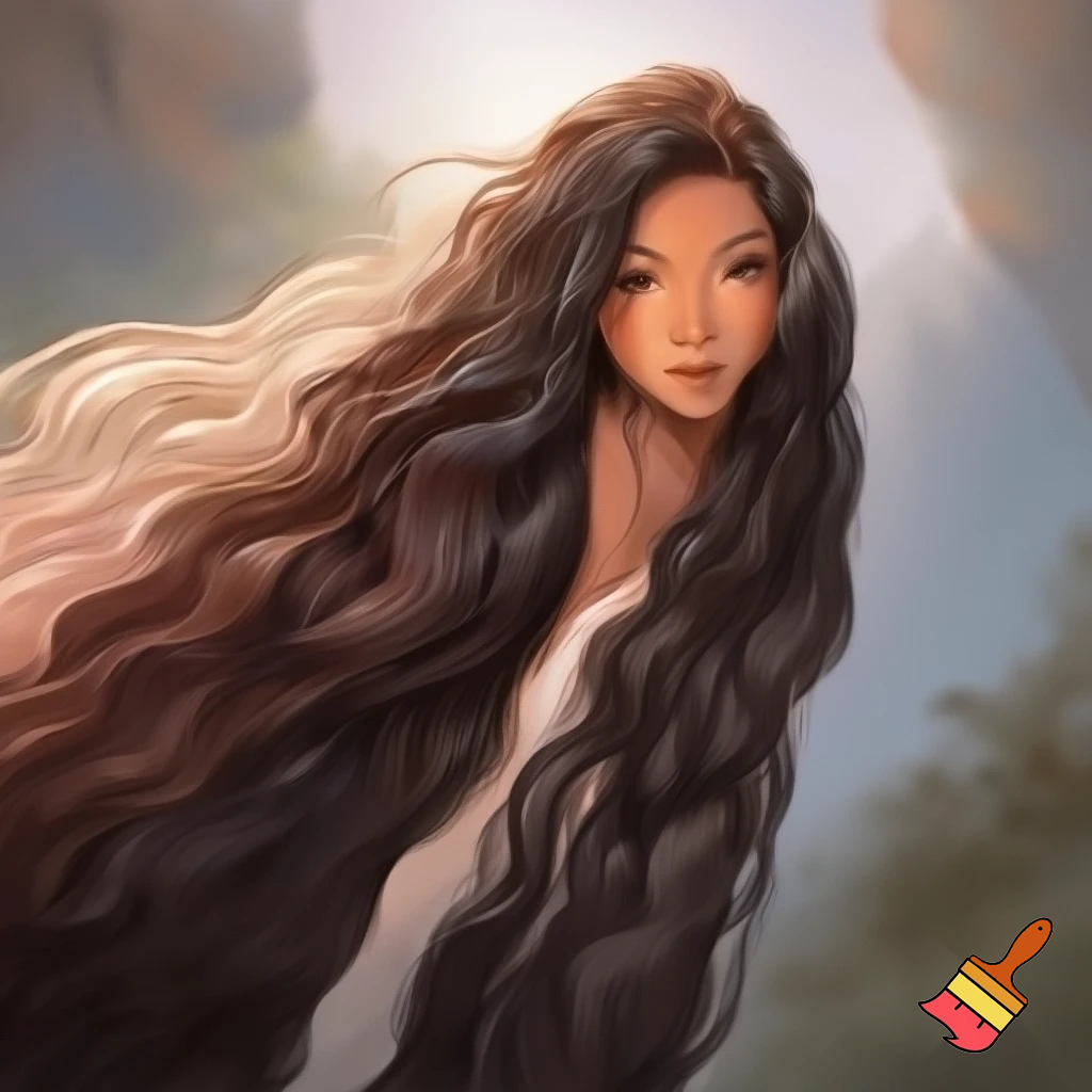 girl with long long long long long hair
