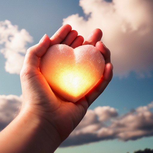 A soft, warm, and poetic illustration inspired by 1 Corinthians 13:4-7 about love.
A glowing heart surrounded by gentle light 💛✨, symbolizing patience ⏳, kindness 🌸, hope 🌈, and enduring love ❤️♾️.
Hands holding the heart gently 🙏, soft floating sparkles ✨ around, calm and peaceful atmosphere.
Warm pastel colors, cinematic soft lighting, minimalistic and meditative composition.
Background: subtle clouds or soft glow, dreamlike and inspirational.
No text, timeless, serene, emotional, Instagram-ready.