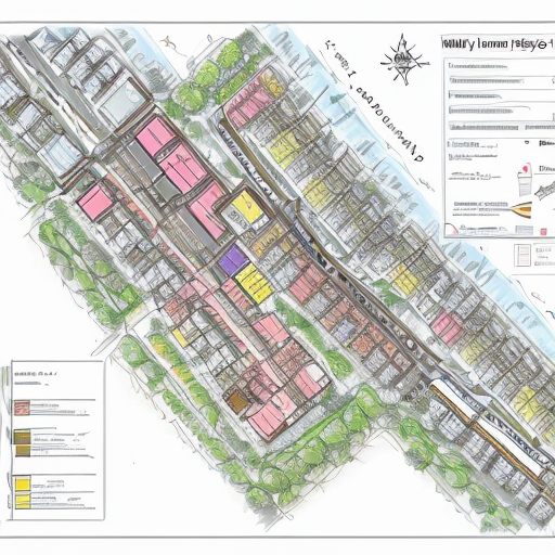 Make me a sketch map of 76 mission road 1-2km distance around the house 