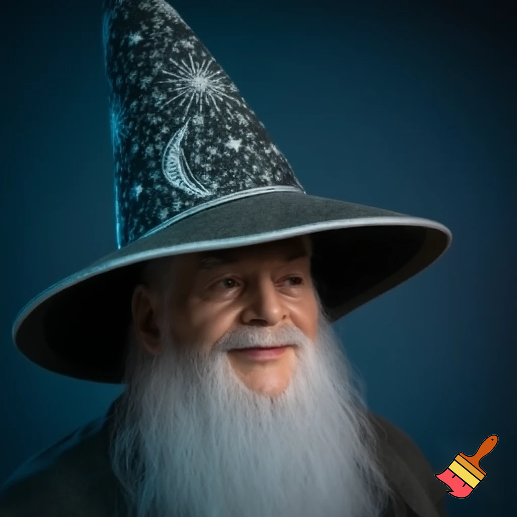 A wizard Christmas hat