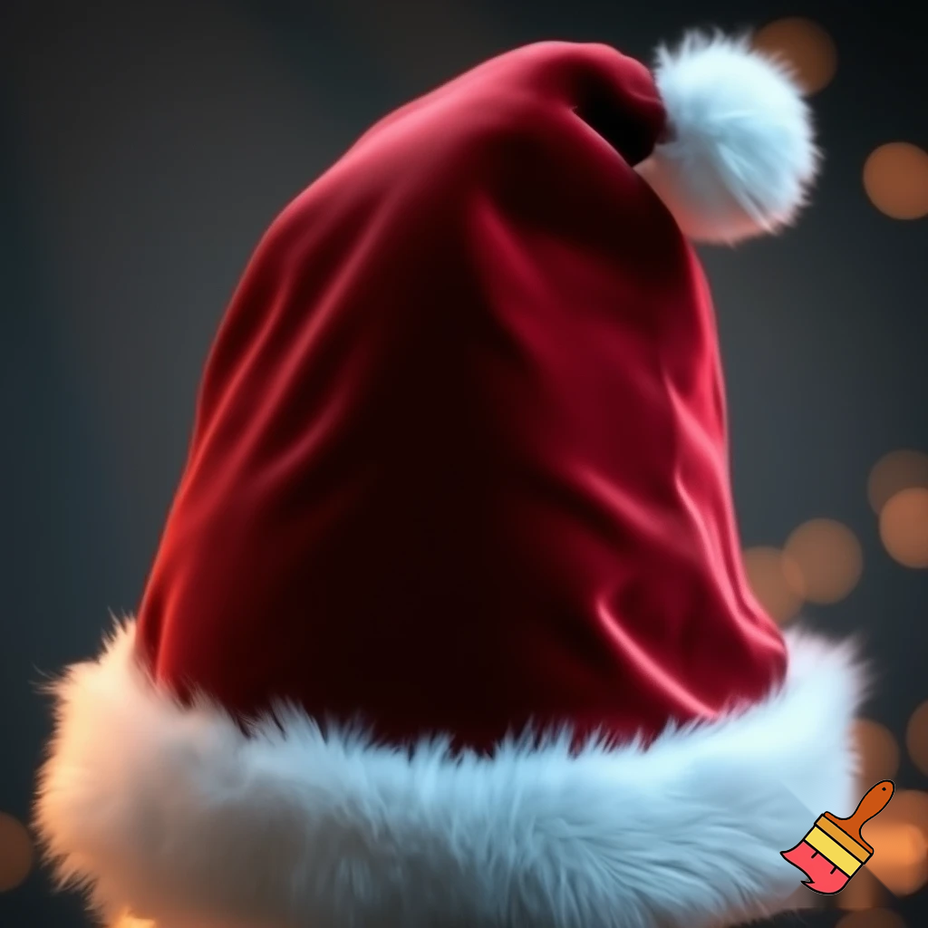 Christmas Santa Claus velvet hat delicate special delicate hat