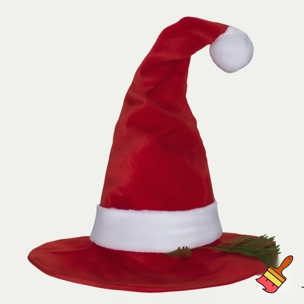 A wizard Christmas hat Santa Claus hat