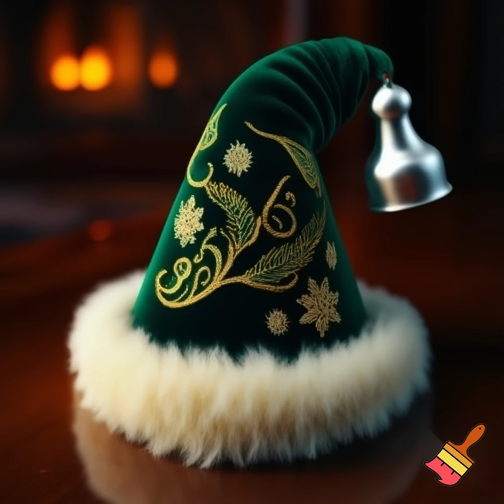 Christmas wizard hat