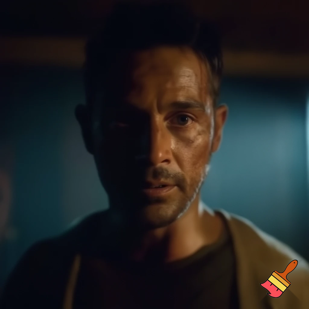 Erotic picture of a man