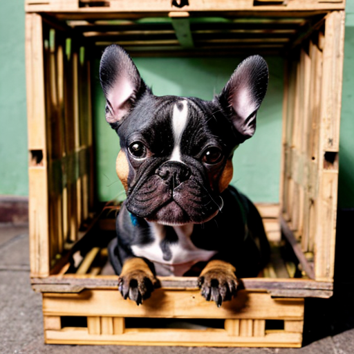 crate a image of a frenchie 