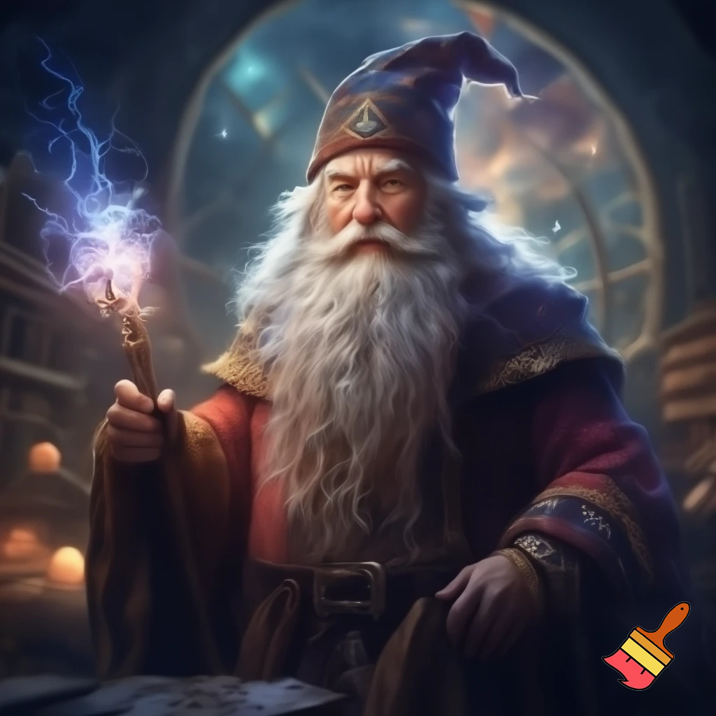  Santa Claus costume a wizard