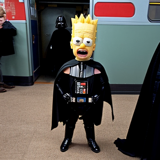 Bart Simpson darth vader offit

