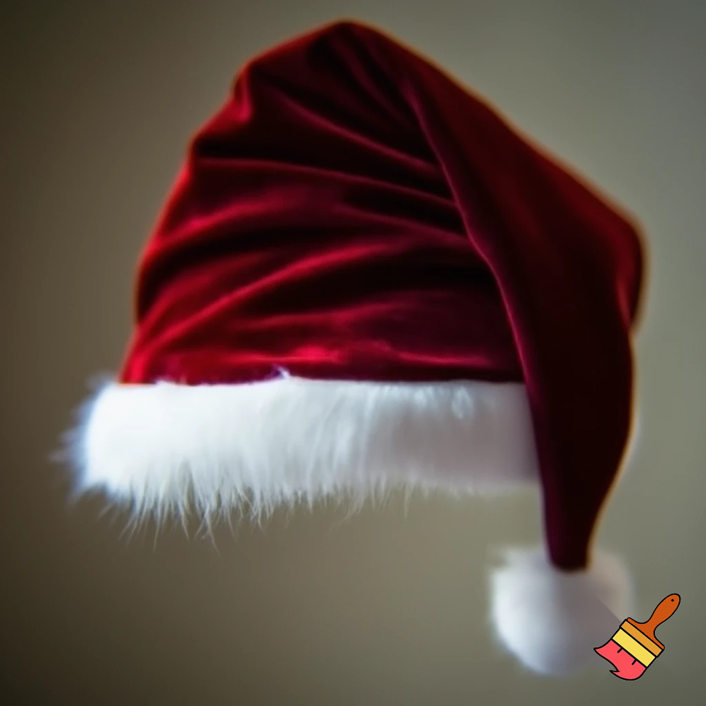 Santa Claus top hat special one special in delicate Santa Claus hat velvet