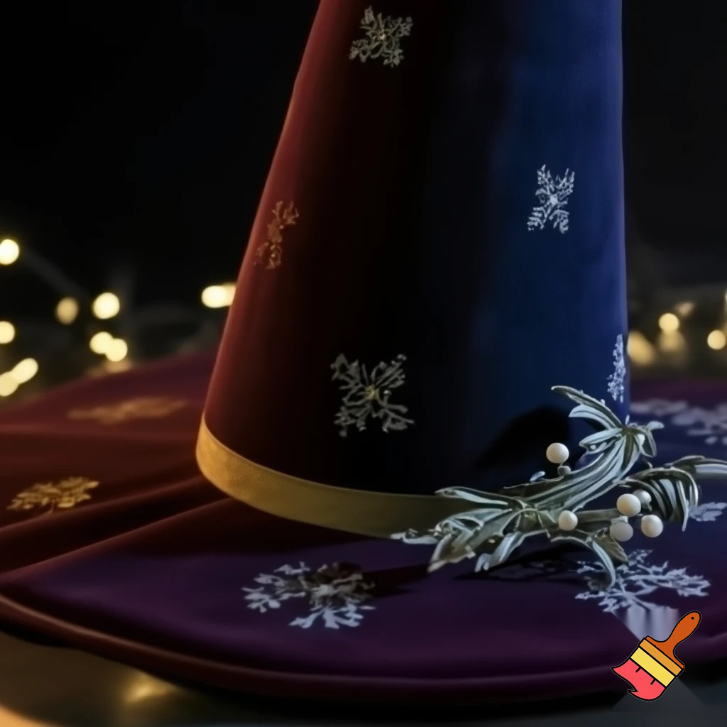 A wizard Christmas hat