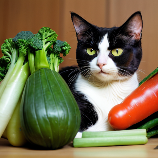 chat avec des membres legumes

