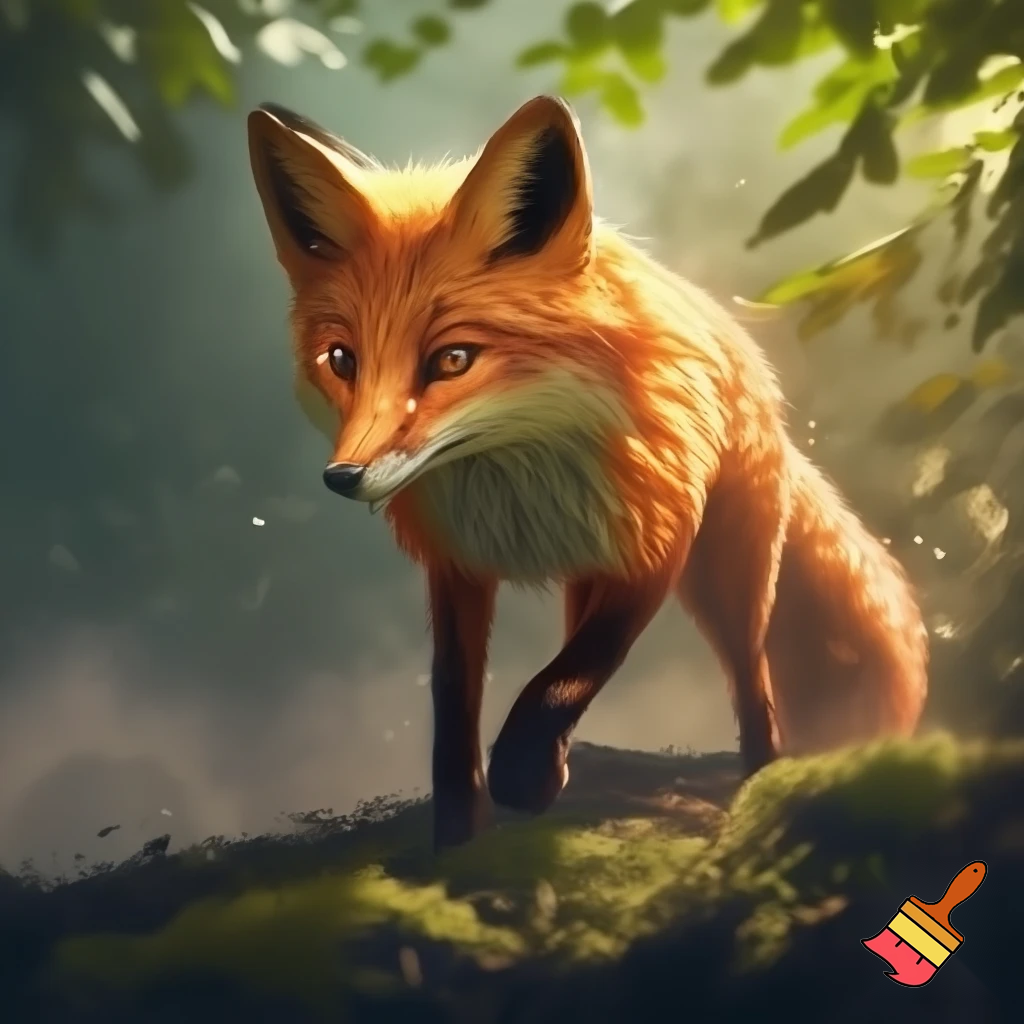 a fox
