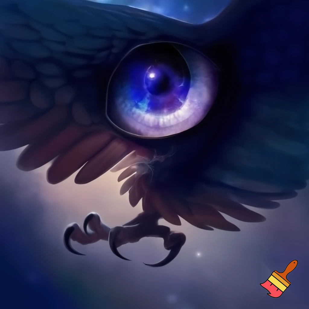 kanat göz ve ayağın olduğu bir görsel