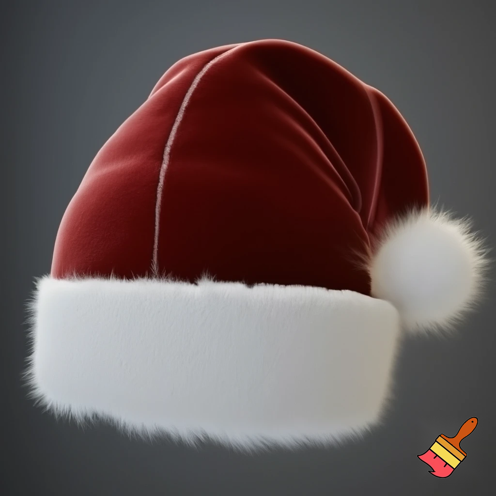 Christmas Santa Claus velvet hat delicate special delicate hat