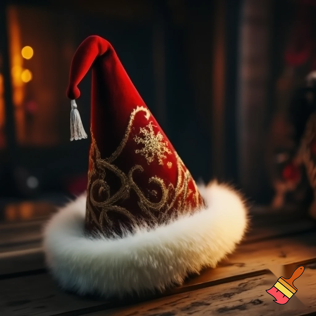 Christmas wizard hat
