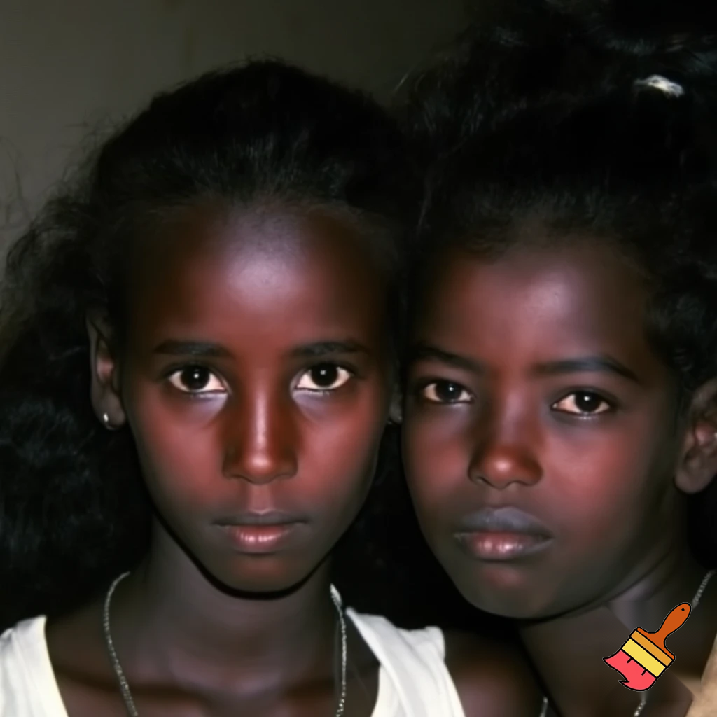 2 Sudanese girls