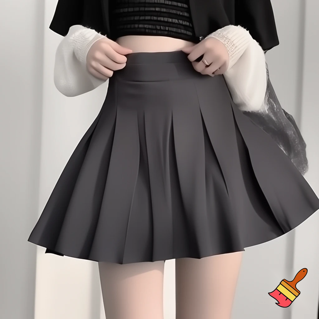 Skirt girl collant anime style