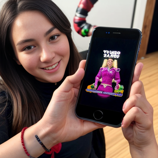 Goretzka play game on apple phone and Vanessa play game on apple phone at the party