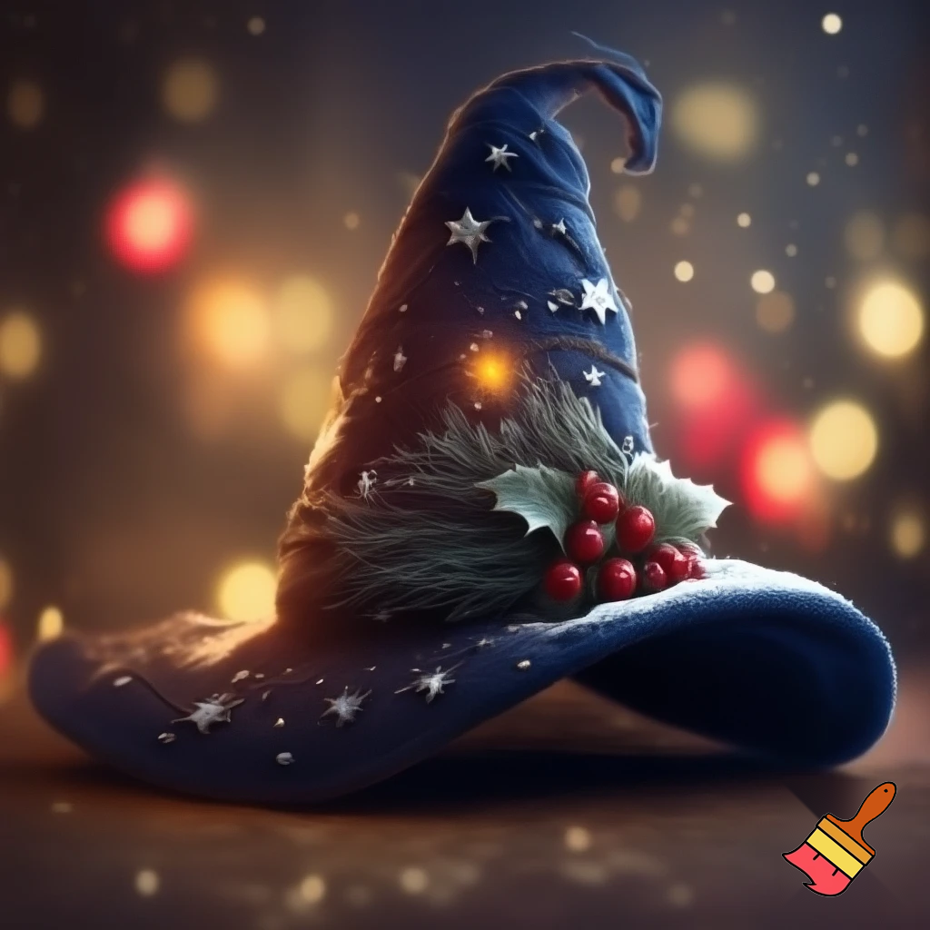 A wizard hat Christmas one