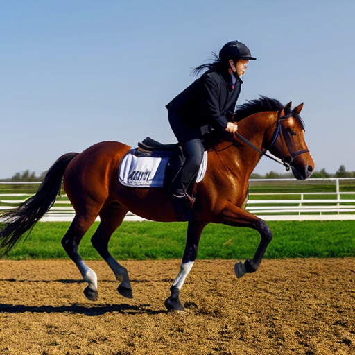 生成一副八马飞奔图