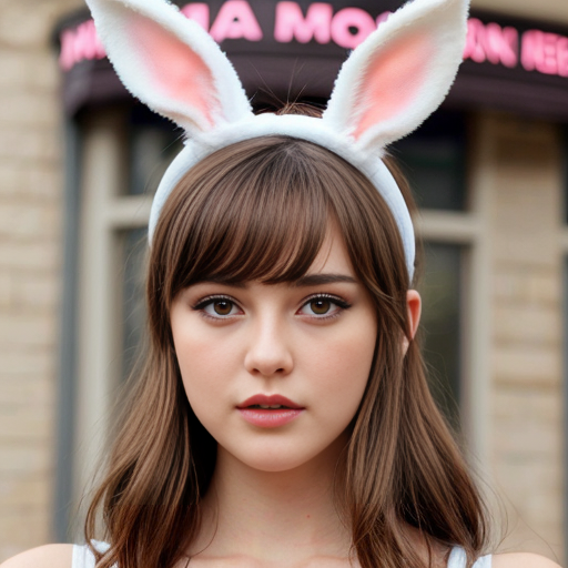 Top hats, Easter bun ears headband with bunny ears multicolour