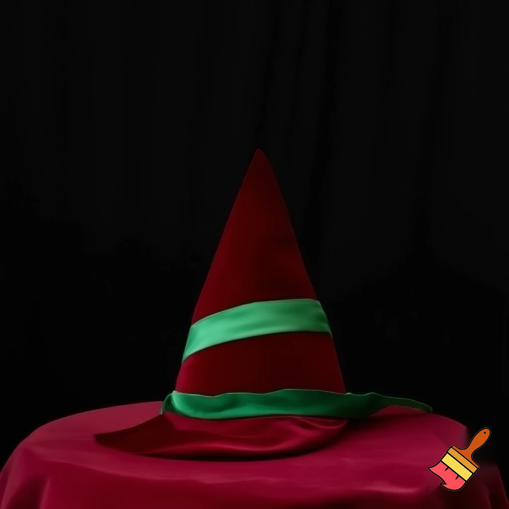 A wizard hat Christmas one velvet