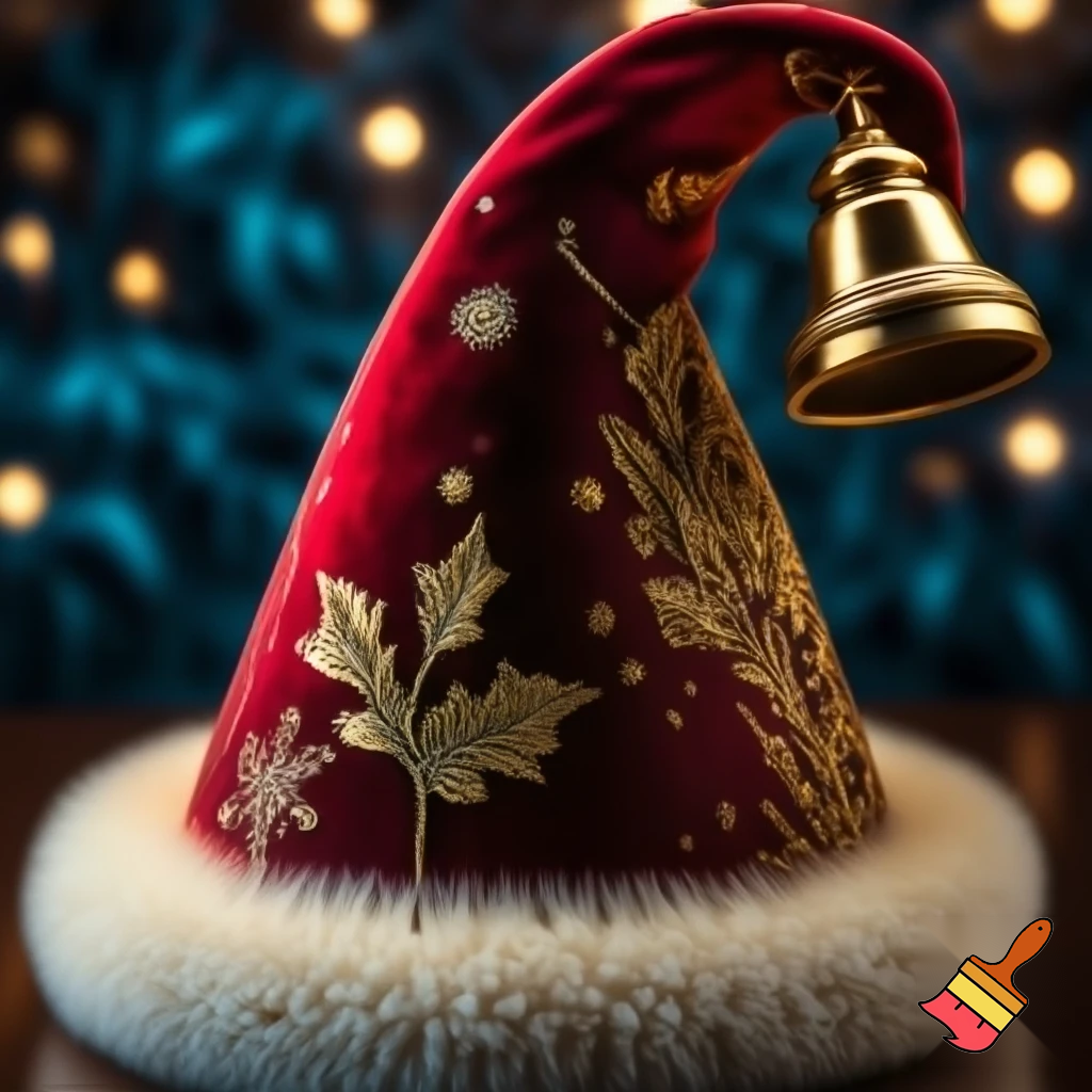 Christmas wizard hat