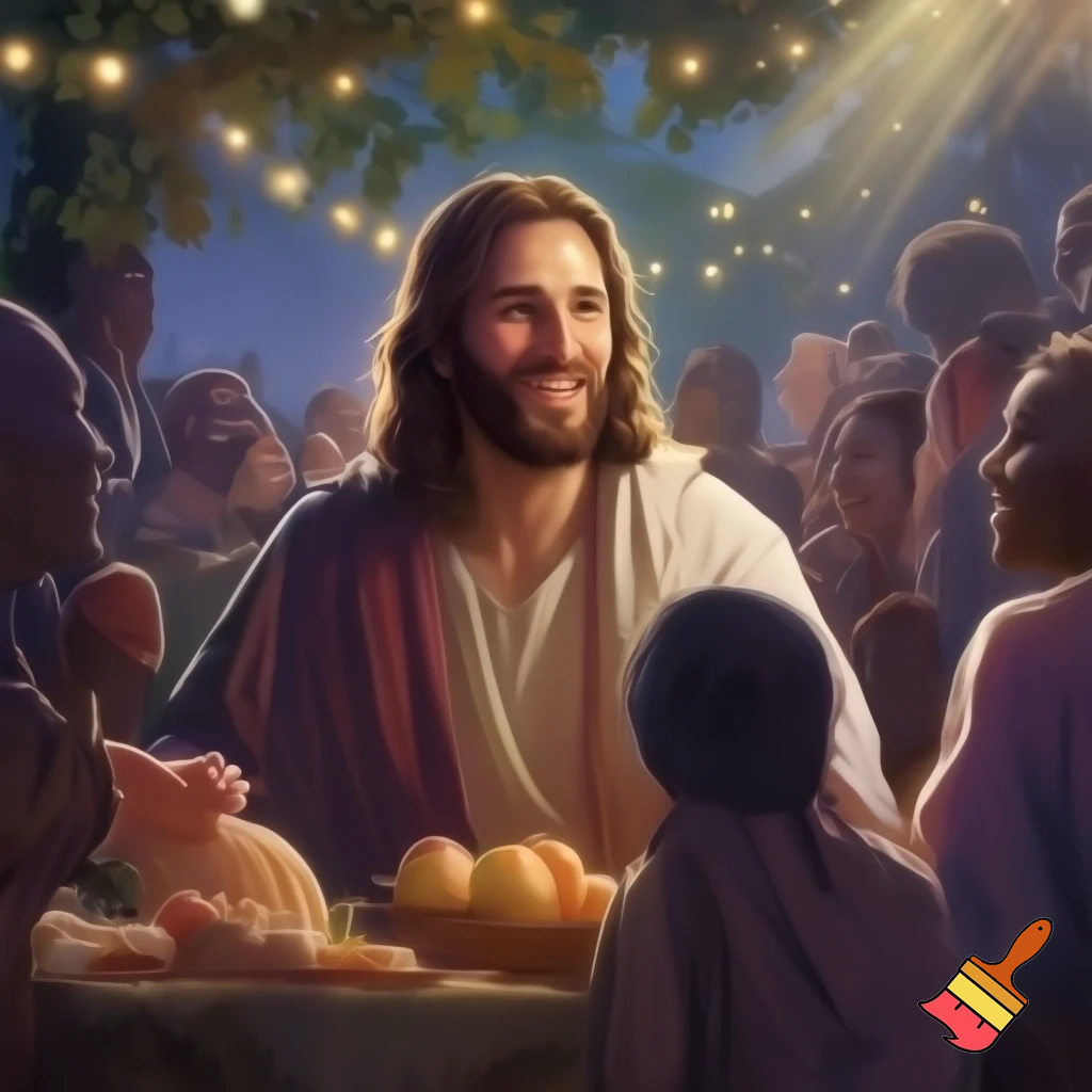 Jesus at a diddy party
