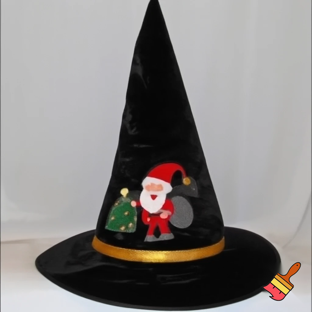 Wizard Christmas hat, wizard Christmas hat, Santa Claus hat velvet fabric