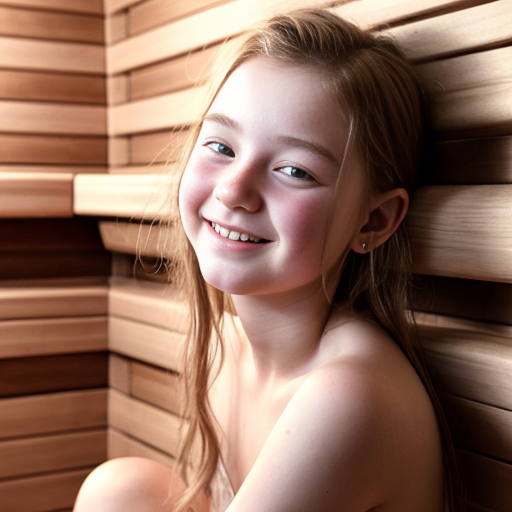 Young teen in ethereal pastel watercolor, capturing a youthful, hopeful spirit, with soft lighting and delicate brush strokes. bastu, sauna