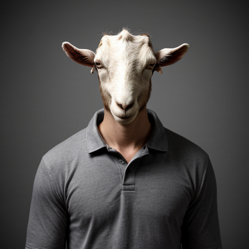 man with goat head