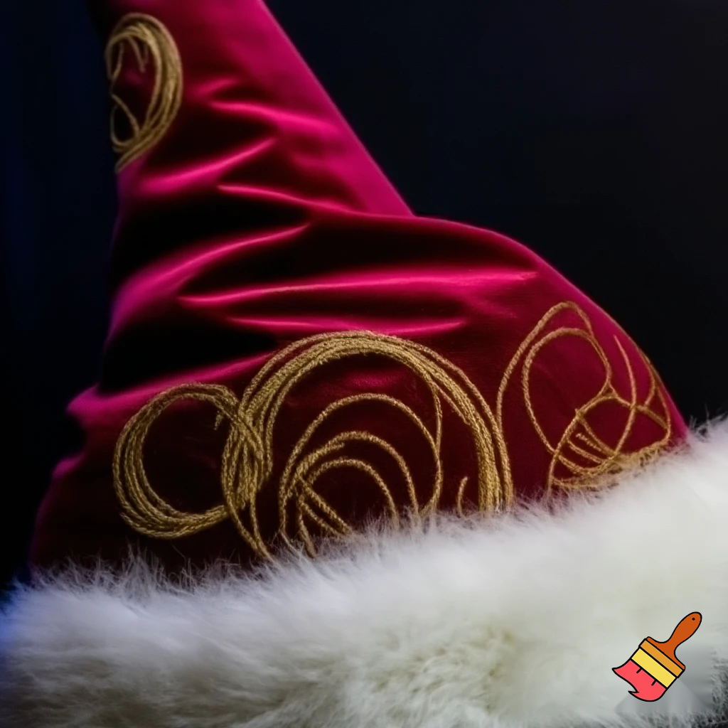 A wizard Santa Claus hat